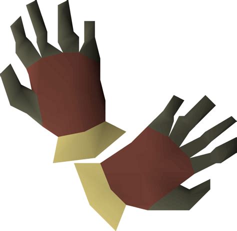 They are obtained as a rare drop from the Alchemical Hydra (in the form of Hydra leather) and are the best-in-slot offensive gloves for melee users, surpassing Barrows gloves. . Barrows gloves osrs